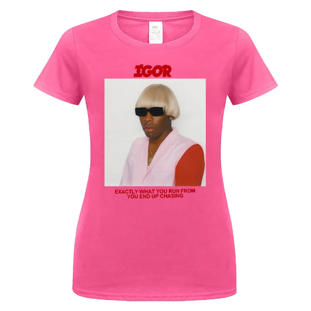 women pink Тайлер создатель футболка Igor Fleur Cherry Kill Them Future Earfquake хип хоп футболка размера плюс - Цвет: women pink