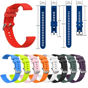 

Silicone Watchband for AMAZFIT Sports Watch Youth Watch Strap with Diamond-shaped Strips for Garmin Forerunner 245M/245/645