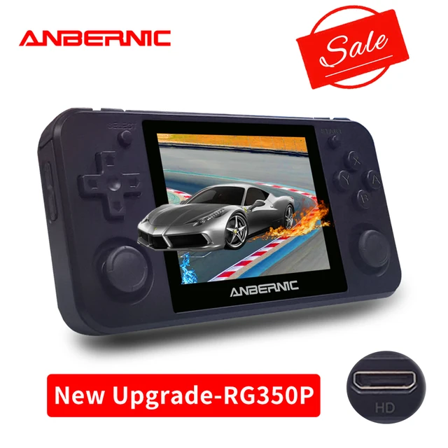 $89.99 ANBERNIC RG350P Retro game Upgrade version 64Bit Emulator video game consoles handheld game players RG350P PS1 RG350 HDMI-compat