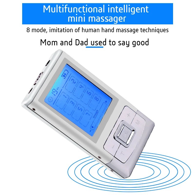 Tens ems массажёр электростимулятор мышц электростимулятор физиотерапия машина двухканальный выход