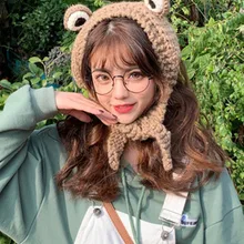 Вязаные шерстяные ушные кружки, кошачьи уши и ушные кружки. Для женщин тепло и тепло зимой