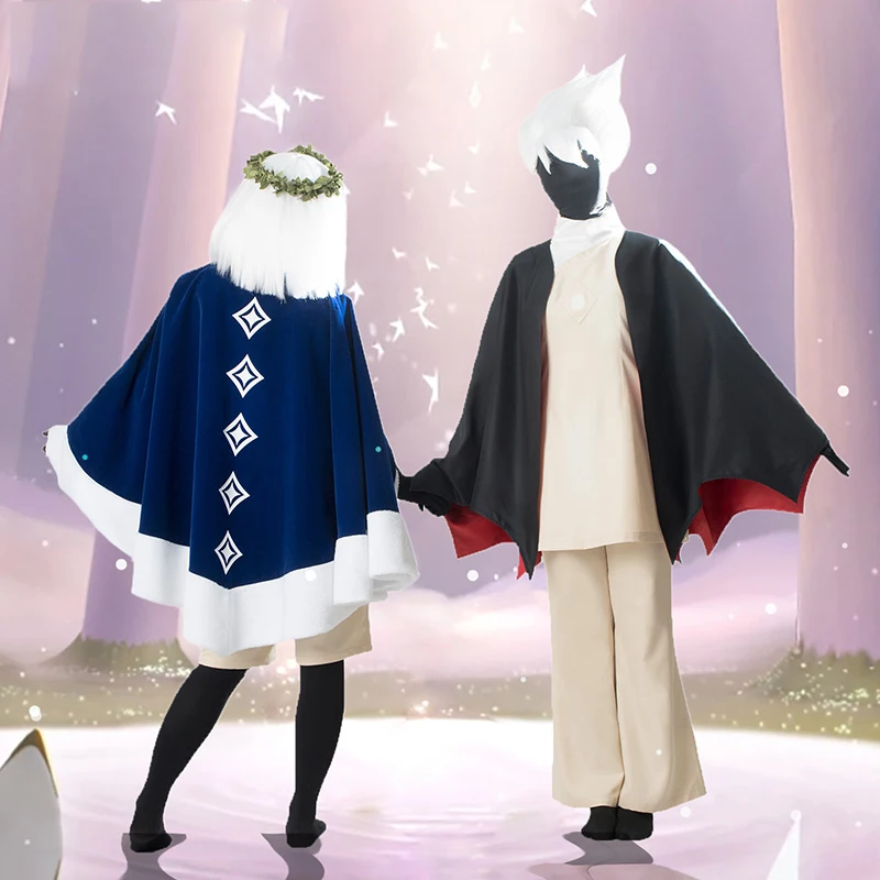2色のゲームスカイ子供ライトコスプレ衣装スカイ ライトawaitsマントハロウィンカーニバル制服ケープのみ Aliexpress ノベルティ 特殊用途