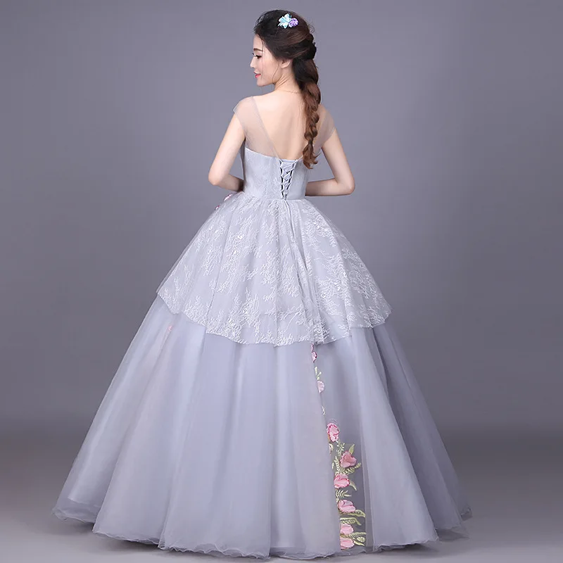 Vestidos de 15 anos Lace Appliques Tulle Ball Gowns Formal Party Dress Girl Quinceanera Dress Sukienka Quinceanera