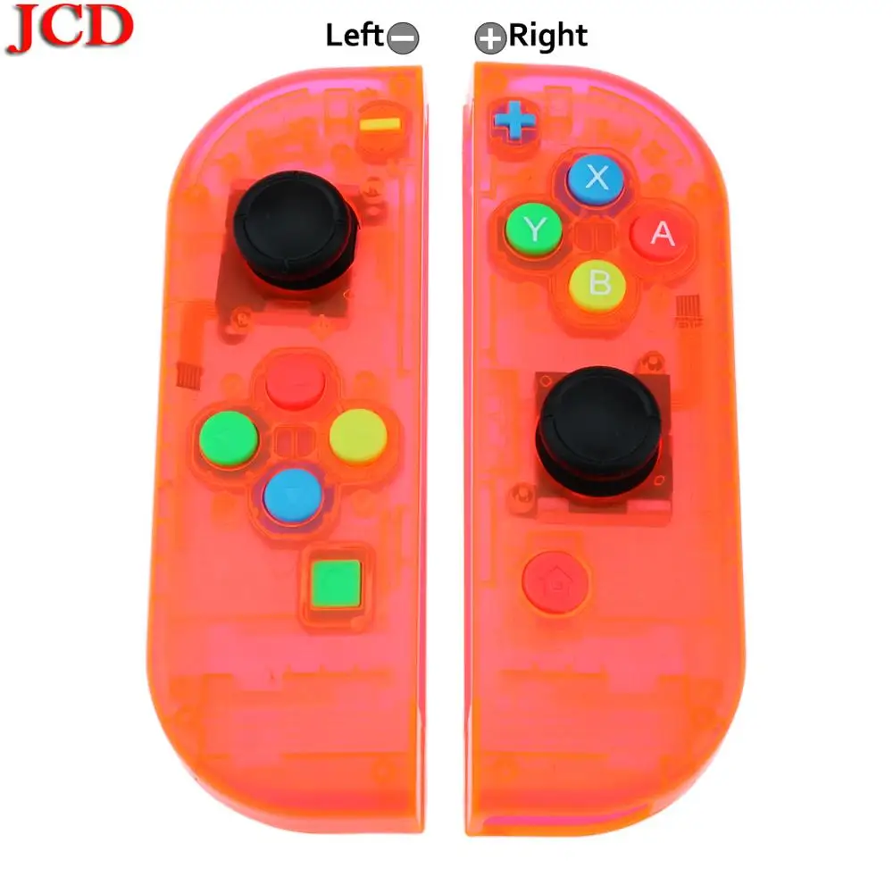 JCD для kingd корпус чехол для переключателя контроллер NS для Joy-Con игровая Консоль оболочка Кнопка аналоговый проводящий резиновый D-PaD