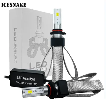 

ICESNAKE Car Headlight LED H7 H3 H1 H11 Light Bulb Kit 9005 9006 880 Auto Lamp LED 4300K Color Temperature H4 Lo 3000K Hi 6000K