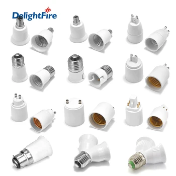 

E27 to E14 to E12 GU10 G9 B22 Conversion LED lamp Holder Bulbs Base Socket Converter Flame retardant Holder Adapter Bulb Quality