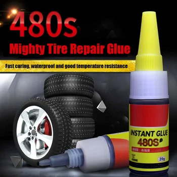 

New Car Bike Tire Repair Instant Glue Inner Tube Puncture Repair Rubber Cement Glue DC112