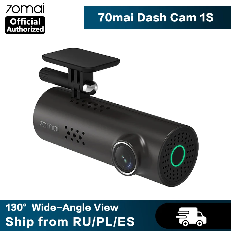 70mai Dash Cam 1S смарт Видеорегистраторы для автомобилей Камера Wi Fi приложение