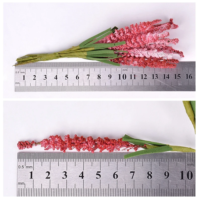 Lavender Artificial Flowers Bouquet PE Foam Fake Flowers For Vase Home Room Decor DIY Wreath Wedding Decorations 10PCs/lot artificial plants artificial flowers artificial flower bouquet artificial flower