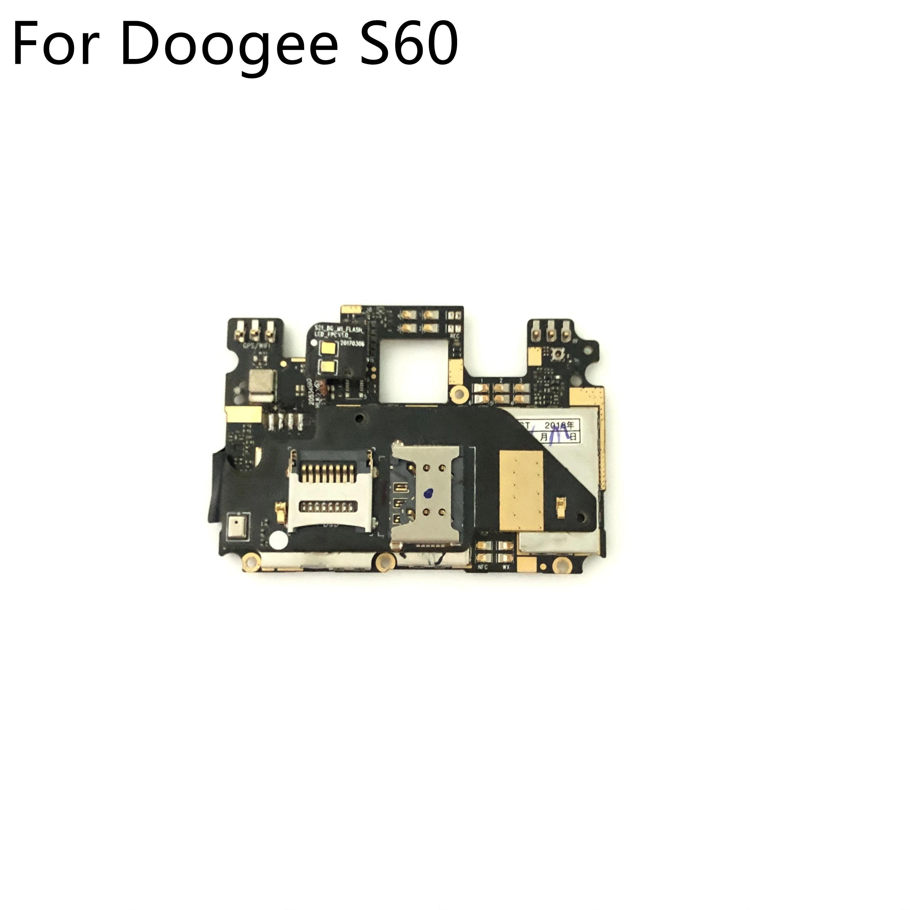 

DOOGEE S60 Mainboard 6G RAM+64G ROM Motherboard For DOOGEE S60 MTK Helio P25 Octa Core 5.2'' 1920x1080 Smartphone