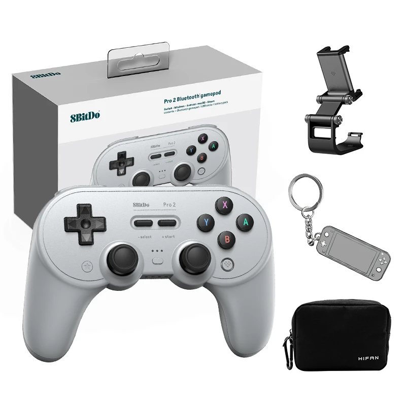 8bitdo Pro2 Bluetooth Controller Wireless Gamepad Joystick For Nintendo Switch Pc Macos Android Steam Raspberry Pi Game Control Gamepads Aliexpress