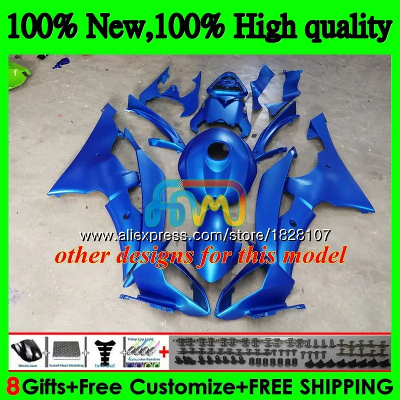 YZF-600 для YAMAHA YZF R6 YZF600 YZFR6 08 13, 14, 15, 16 лет 75BS. 163 YZF 600 R 6 YZF-R6 Синий Красный blk 2008 2013 обтекатель