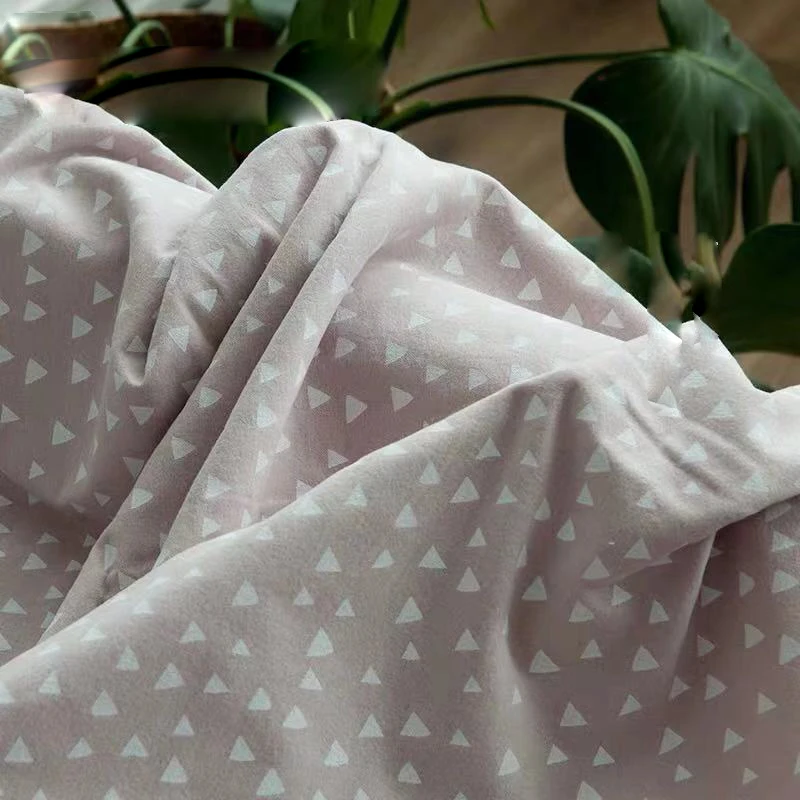 145x50 см, Качественный хлопок, осень/зима, рисунок из мультфильма, водный нефрит, геометрический принт, саржа, фланель, Матовая Мягкая ткань, окрашенная в пряже фланель, 4 предмета одежды - Цвет: A01