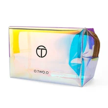 Красочная косметичка на молнии для путешествий, подарки для макияжа, органайзер для туалетных принадлежностей, косметичка, переносная, из искусственной кожи, легко чистится, для хранения, водонепроницаемая