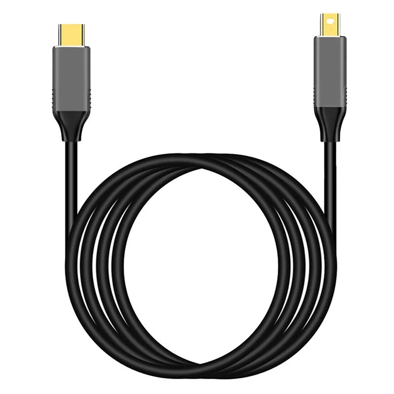 USB C к Mini Displayport Кабель Type Thunderbolt 3 DP шнур 4K адаптер кабель |