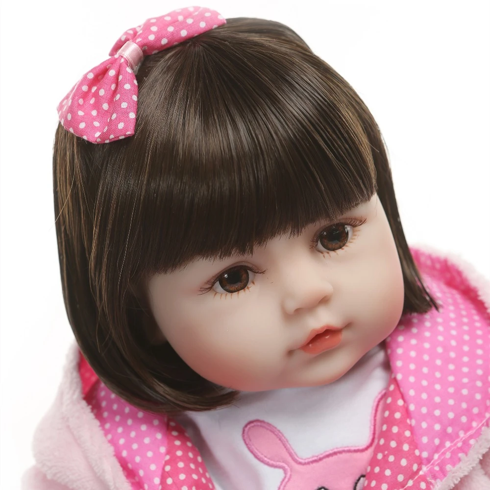 NPK Boneca Reborn 23 дюймов мягкая силиконовая, виниловая кукла 60 см мягкий силикон Reborn Baby Doll Новорожденные реалистичные куклы Bebes Reborn