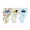 3Pieces Newborn Print Pants 100%Cotton Baby Boy Trousers 0-24M Baby Girl Pants Soft Solid Color Four Seasons Bebes 6