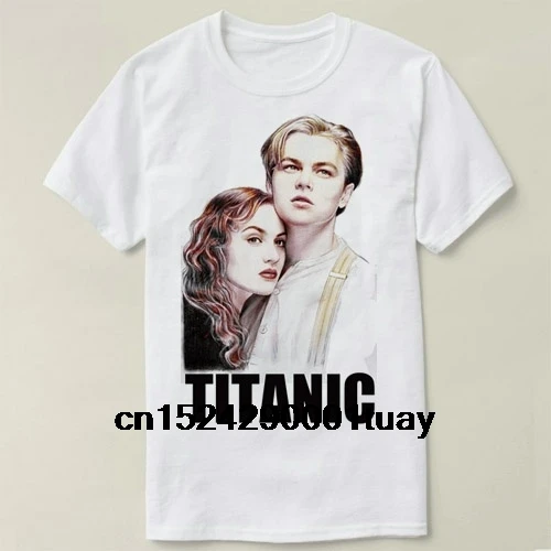 Leonardo DiCaprio Titanic Tee с коротким рукавом хлопковая футболка для женщин и мужчин (1) |
