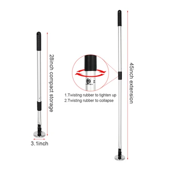 

Magnetic Pickup tool Screws Parts Finder Magnet Sweeper 45 Inch