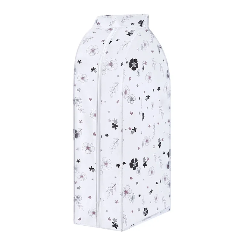 D 60X30X110cm PEVA чехлы для одежды прозрачные сумки для хранения одежды мужские пальто Топпер одежда подвесной шкаф одежда платье пальто пылезащитный чехол - Цвет: D 60X30X110cm