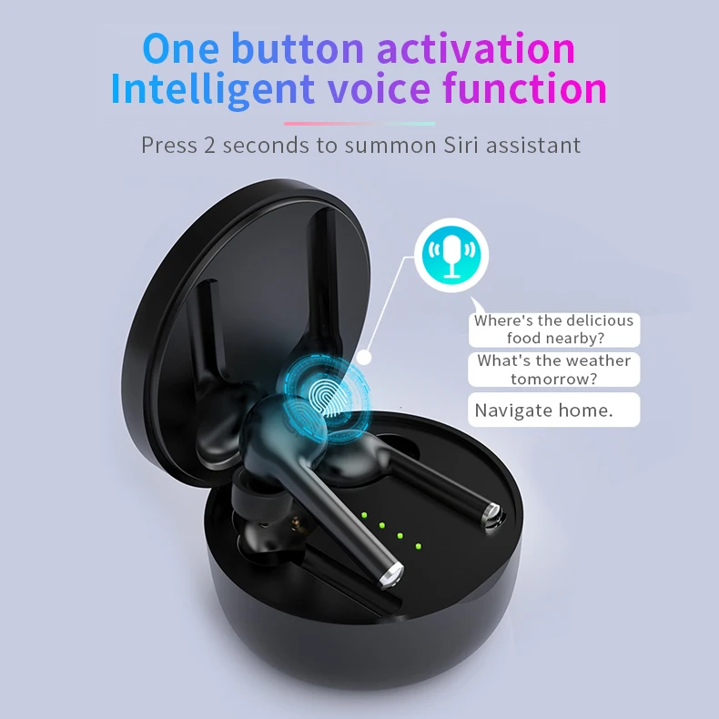 Беспроводные наушники Bluetooth 5 0 TWS стерео звук басы вкладыши гарнитура для
