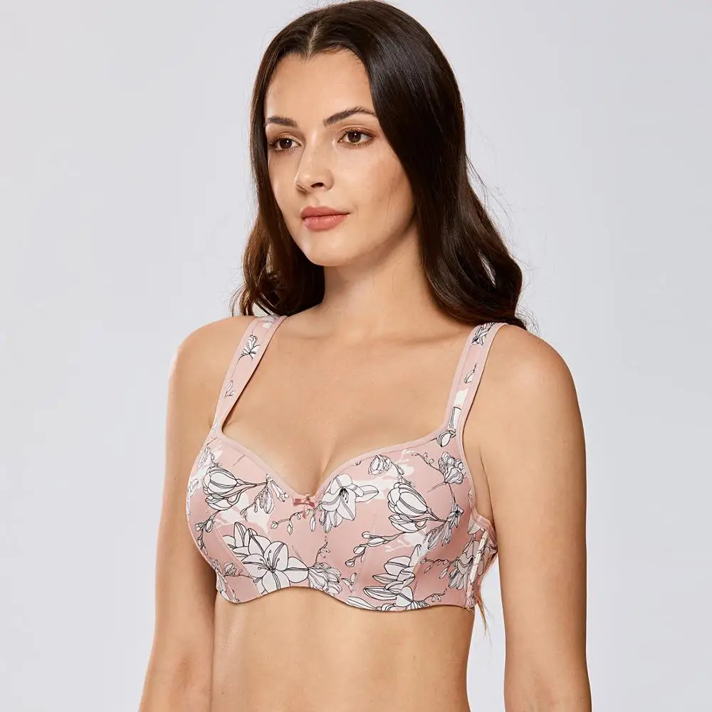 Floral Lightly Lined Balconette Bra