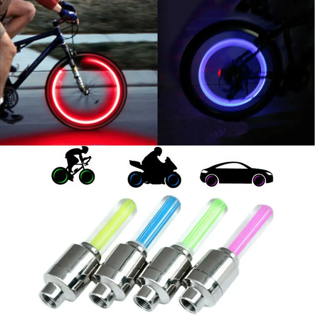 Perfect Monochrome Bicycle Hot Wheels Fluorescent Stick Nozzle Light Led Valve Core Lamp Riding Accessories Color 3 Perfect Monochrome Bicycle Hot Wheels Fluorescent Stick Nozzle Light Led Valve Core Lamp Riding Accessories Color 3