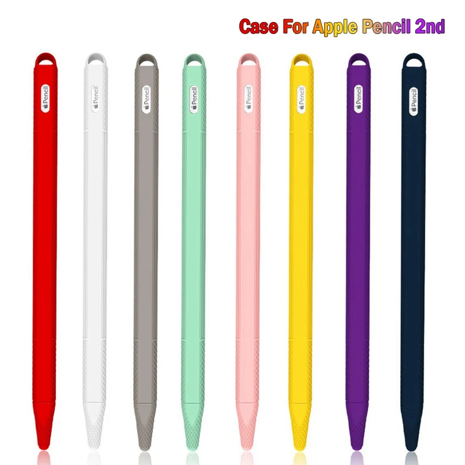 Мягкий силиконовый чехол для Apple Pencil 2-й стилус держатель Чехол совместимый iPad 2
