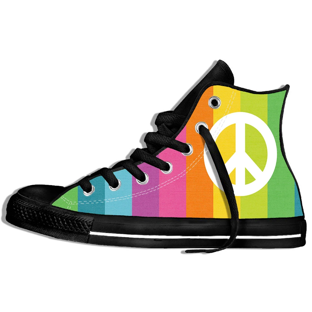 

Rasta Peace Sign Fashion Sneakers Men/women 3D Printed Lightweight Casual Shoes
