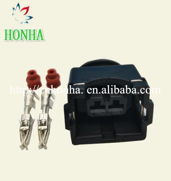 100pcs 2 Pin 1-825414-5 Автомобильный Электрический Водонепроницаемый женский сенсор корпус разъем для AMP - Название цвета: 100pcs