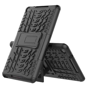 

Hybrid Rugged Hard Rubber Stand Case Cover For HUAWEI Mediapad M5 Lite 8.0 inch Shockproof Tablet Protective Cover accessories