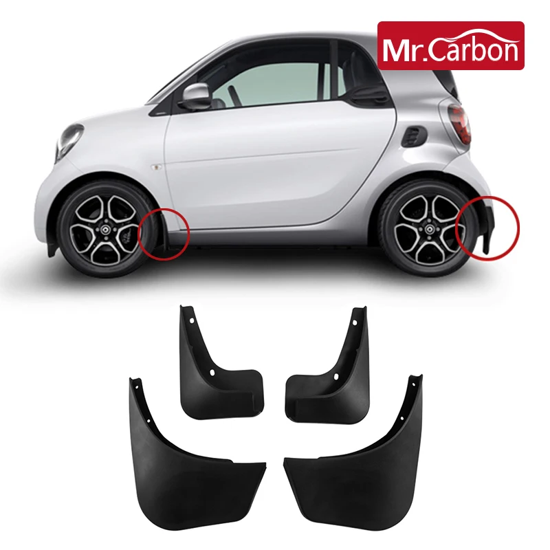 

Car Fender Trim Splash Guard Protection Cover For Mercedes Smart fortwo forfour 453 Car Styling Modification Accessories