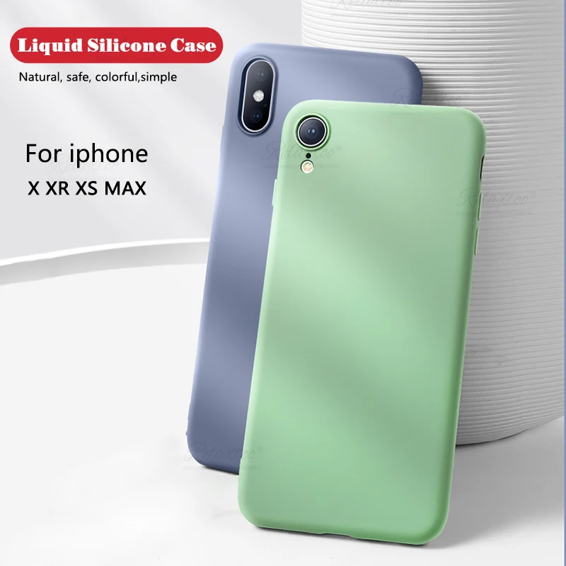 Противоударный мягкий силиконовый чехол для iPhone XR XS Max|Бамперы| |