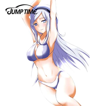 

JumpTime 13cm x 8.4cm Car Sticker Sexy Woman Girl Aila Jyrkiainen Render Decal JDM Car Styling Auto Decoration