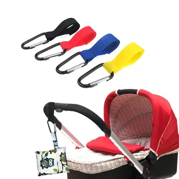 

Hot Selling 2Pcs Shopping Bag Stroller Hook for Wheelchair Stroller Carabiner Clip Baby Carriage Bag Hooks
