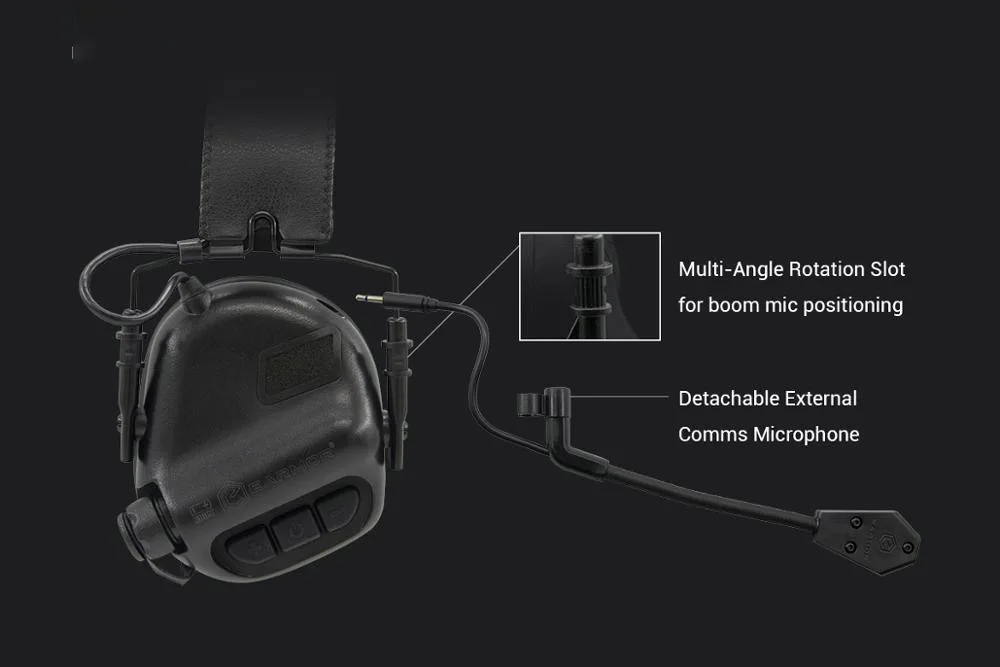 Страйкбол OPSMEN Earmor тактический страйкбол M32 авиационные наушники защита для слуха стрельба армейская гарнитура Пейнтбол Спорт