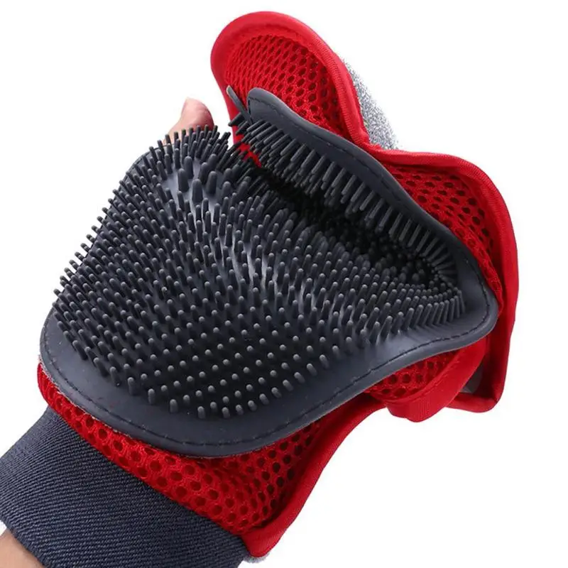 Отличная защита окружающей среды, щетка для питомцев, уход за перчаткой, гребни для ванной, щетка для кошек, массажная рукавица в форме ладони