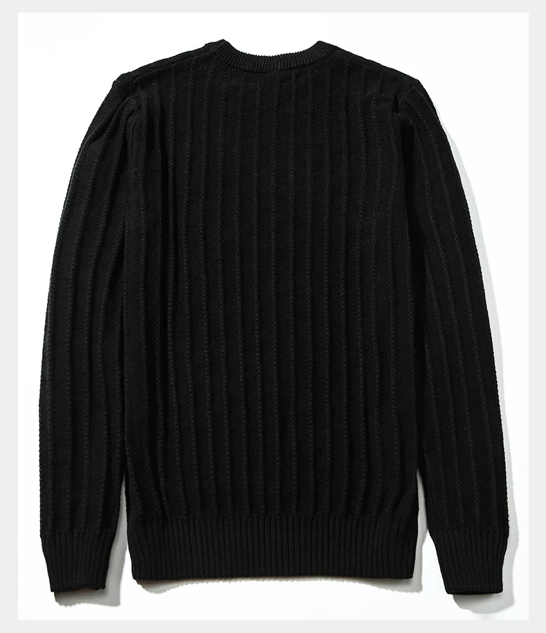 Solid Color Pullover Men's Sweater Winter O-Neck Cotton Warm Male Long Sleeve Sweater For Masculino Casual M-3XL Hot