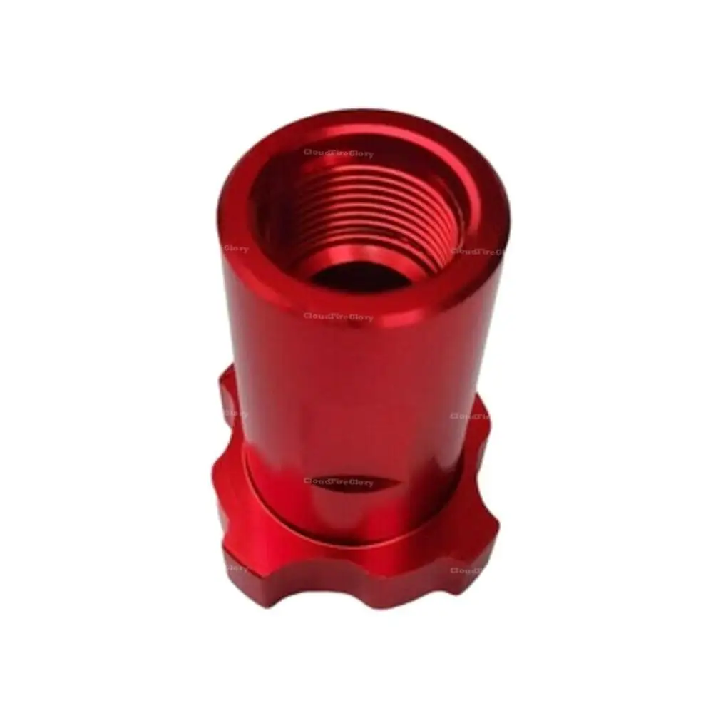 CloudFireGlory For PPS Cup Gun Pot Joints Adapter M14x1mm Internal Thread Spray Gun Connector Red