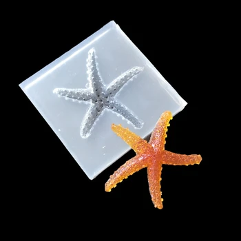 

Silicone 3D Starfish Mould Fondant Molds Decor Tools Dried Flower Resin Decorative DIY Hand Crafts