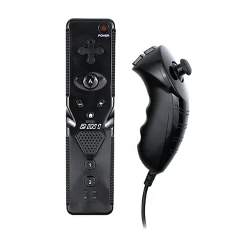 

Built-in Motion Plus Wireless Bluetooth Controller For Wii Remote Nunchuck For Wii 2 in 1 Game Controle Joystick