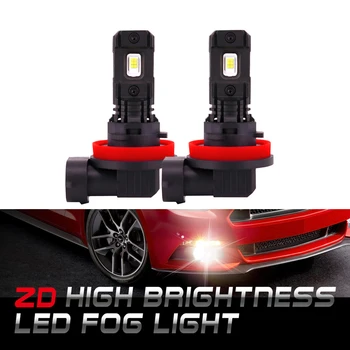 

2x 1500LM H11 H8 LED Car Lights LED Bulbs H1 H7 HB4 9006 6000K LED Daytime Running Lights DRL Fog Light For Nissan Honda Peugeot