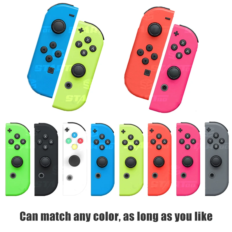 Сменный чехол накладка для shand Switch NS Joy Con контроллера JoyCons зеленый розовый белый