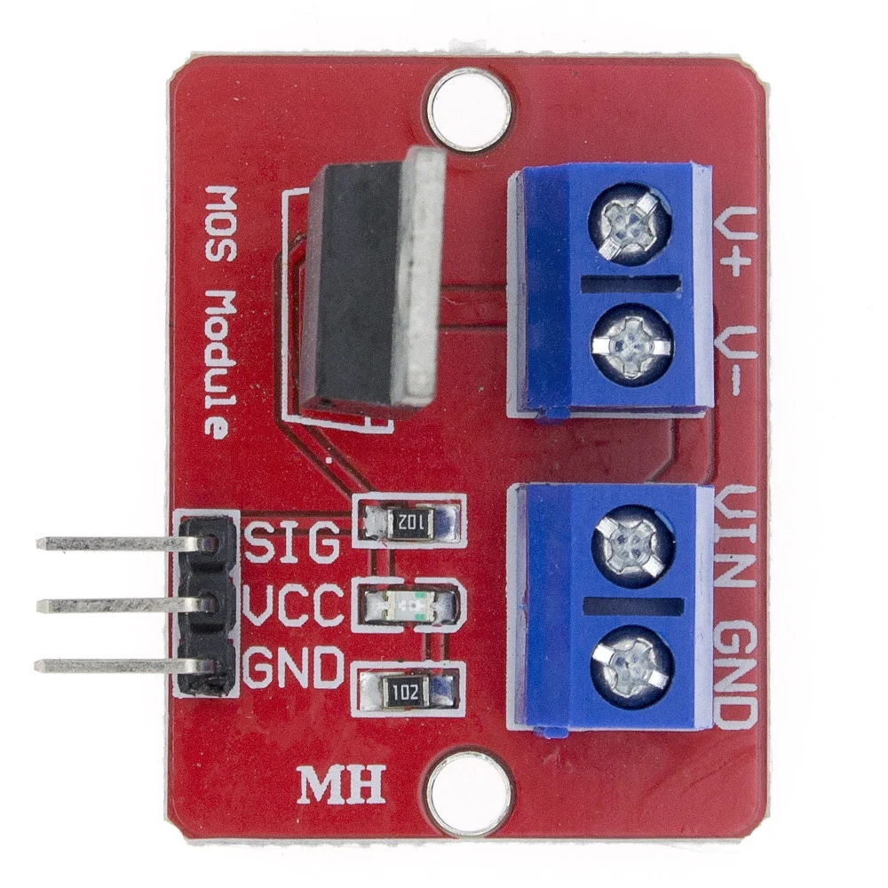 100 шт./лот Топ MOSFET Кнопка IRF520 MOSFET модуль драйвера для ARM Raspberry pi