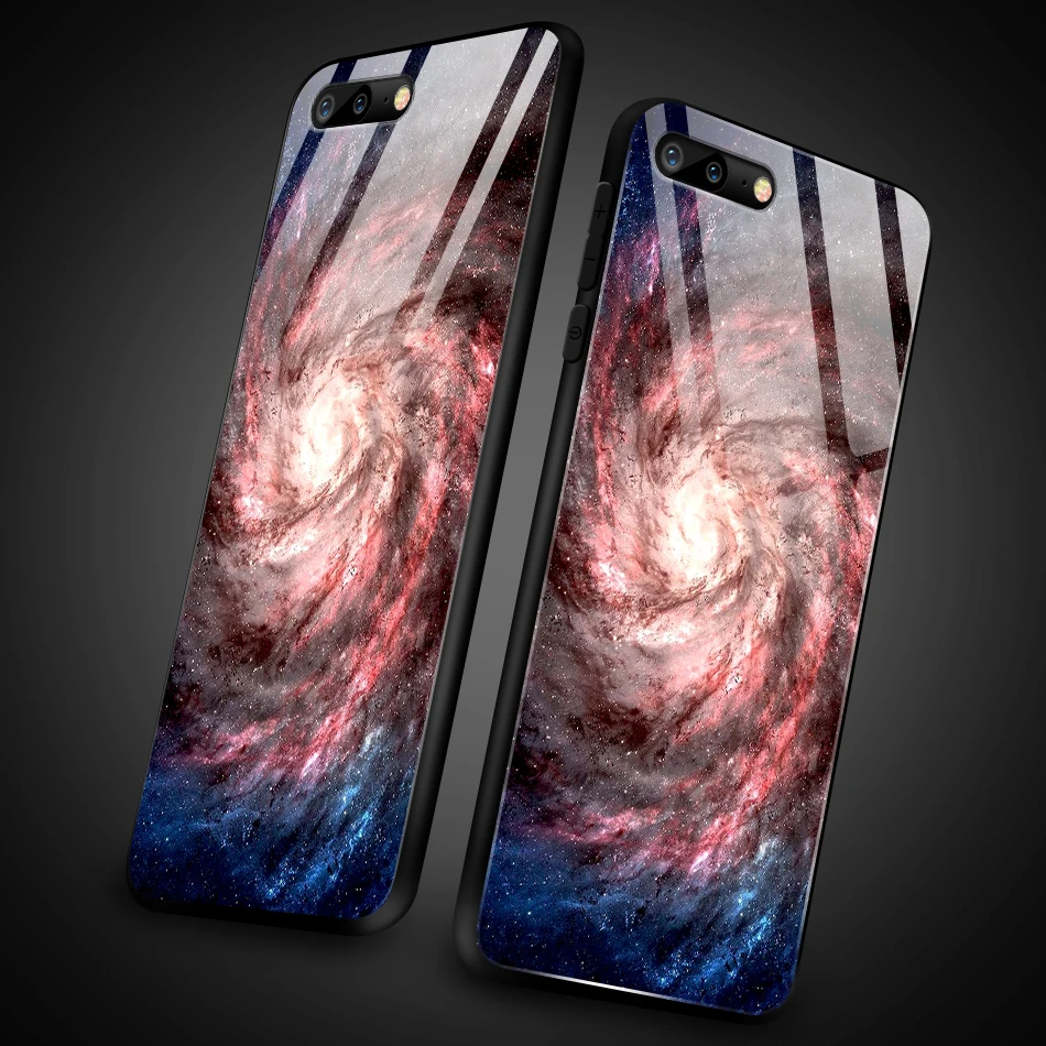 Чехол из закаленного стекла для iPhone 5S, SE 6 6S 7 8 Plus XR XS MAX Star Painted Shells для Meizu M5 M6 M8 M9 Note 16th Plus, Жесткий Чехол