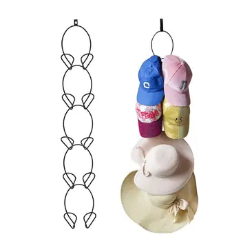 

5 Pack Door & Wall Mounted Hat Rack Cap Rack Baseball Cap Towel Rack Holder Organizer for Baseball, Caps,Scarfs,Handbag