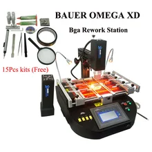 3 зоны галогенные нагревательные трубы технология Сменные ИК HR головки BAUER OMEGA XD универсальная паяльная станция Bga