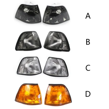 

Left & Right Corner Turn Signal Light Corner Lights With Yellow/Smoke/white/ Lens For 3 Series E36 4DR 1992-1998