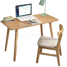 Стол, твердая древесина, простой компьютер, стол, стол, бытовая, Скандинавская современная спальня, стол, стол для учебы, и стол