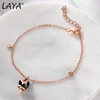 Laya Silver Bracelet For Women Pure 925 Sterling Silver Shiny White Cubic Zirconia Fine Jewelry Handmade Enamel 2021 Trend 3